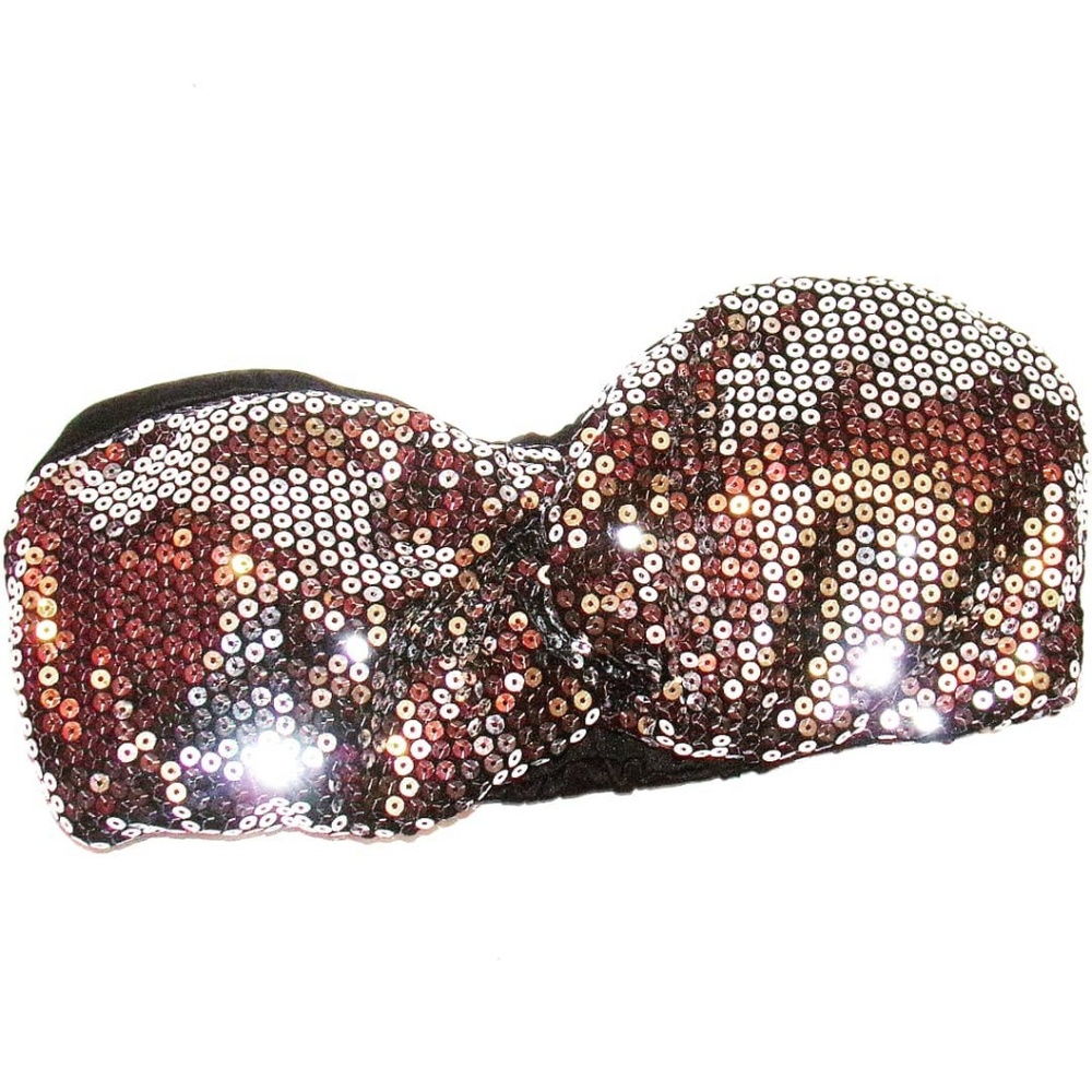 STRAP-LESS PEEK A BOO BRA